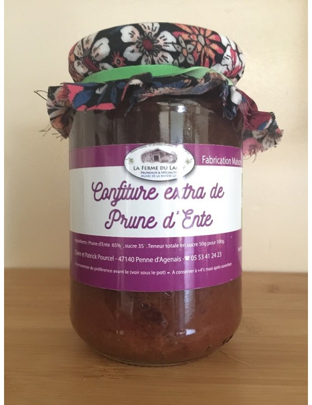 Confiture extra de Prune d'Ente BIO - 320g Confiture extra de Prune d'Ente BIO - 320g