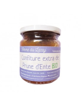 Confiture Extra de Prune d'Ente Agriculture Biologique