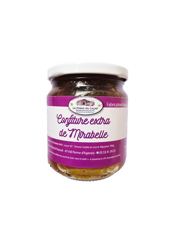 Confiture de Mirabelle à la cannelle