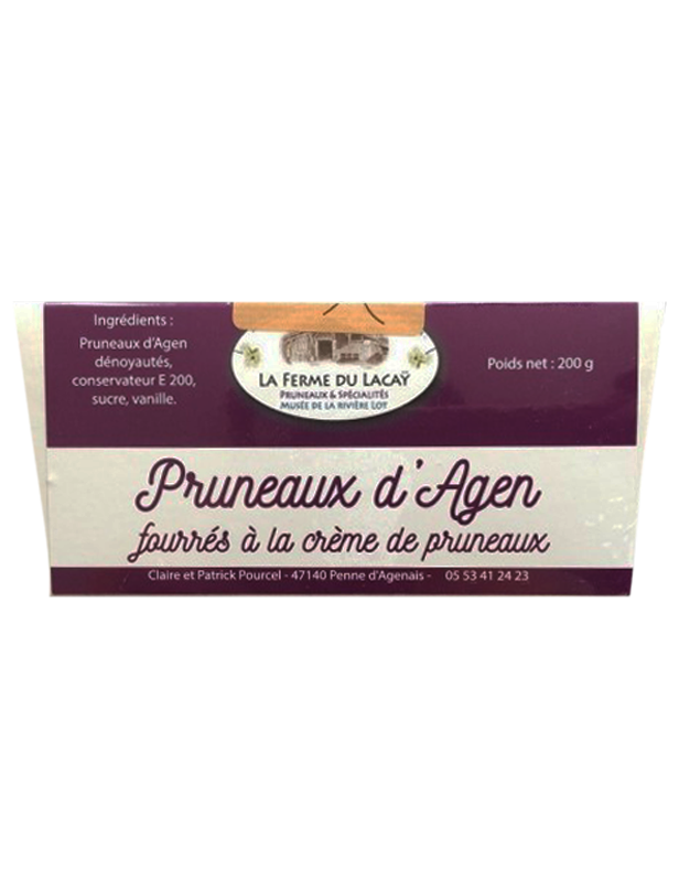 Pruneaux d'Agen fourrés à la crème de pruneau