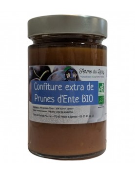 Confiture extra de Prune d'Ente BIO - 330g