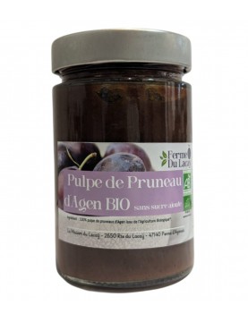 Pulpe de pruneaux d'Agen sans sucre BIO -...