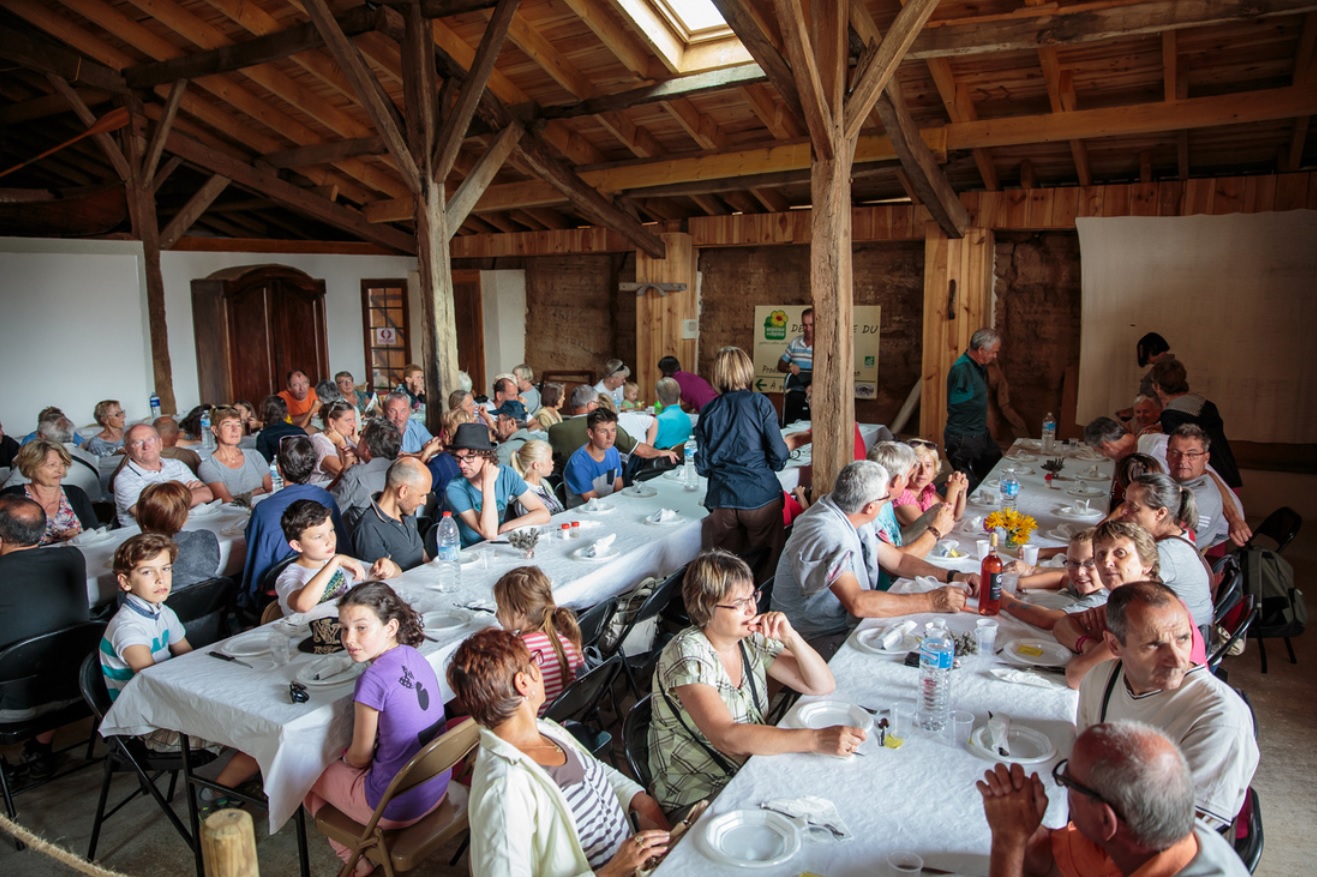 Repas a la ferme du lacay