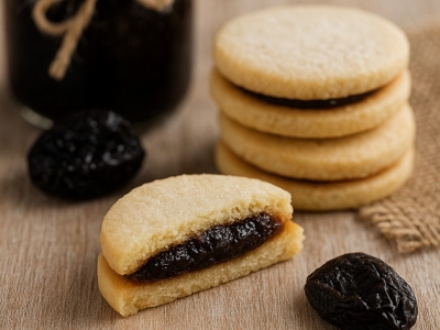 Petits sablés fourrés aux pruneaux